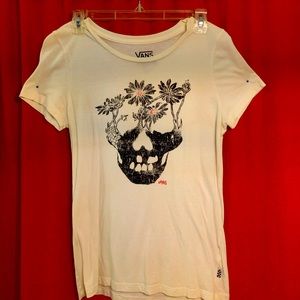 Woman’s Vans Tee Skull